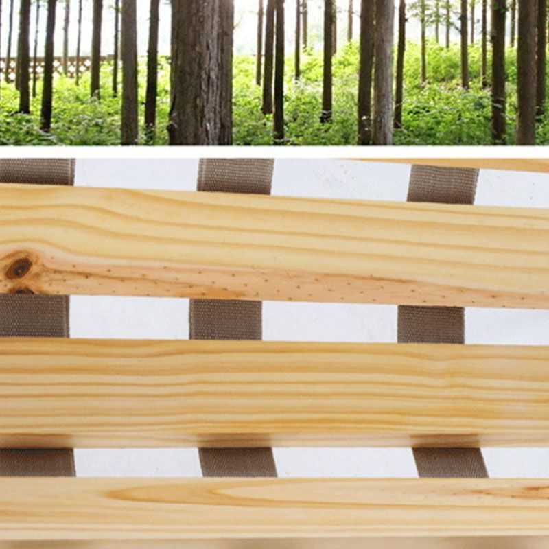 Standaard bank 26,7 "W vierkante armbank met metalen frame voor woonkamer