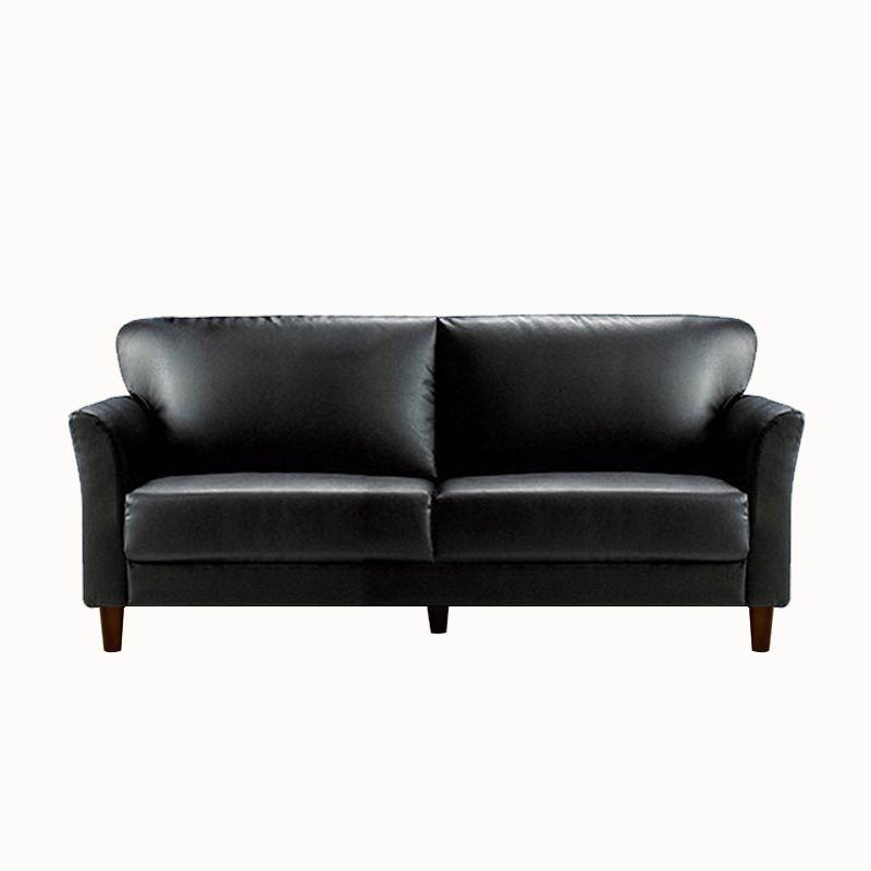 Standard 4 Legs Sofa Modern Distressed Leather Flared Arm Sofa Clearhalo 'Furniture' 'furniture_sofas' 'kitchen' 'kitchen_sofas' 'Living Room Furniture' 'Sofa' 'sofas' 1200x1200_13c6c9d3-6213-4707-8dca-5484d5ba8487
