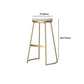 Mesa de bar rectangular Glam, mesa de mostrador de madera maciza de 1/2/3 piezas con taburetes tapizados