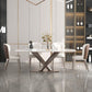 Modern Dining Set Stone 1/4/5/7 Pieces Dining Furniture for Home
