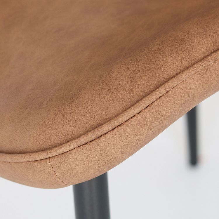 Contemporary Style Kitchen Dining Chair Metal Dining Wingback Armless Side Chairs Clearhalo ' kitchen&dining_furn' 'Dining Chairs' 'Dining Tables & Seating' 'dining_chair' 'furn' 'furn_dining_chair' 'Furniture' 'furniture_dining_chair' 'Kitchen & Dining Furniture' 'kitchen' 1200x1200_13c84b18-dec6-4de8-a638-c679dc1b7841