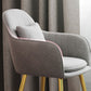 Scandinavian Style Metal Dining Chair Bedroom Upholstered Chair with Arm Clearhalo ' kitchen&dining_furn' 'Dining Chairs' 'Dining Tables & Seating' 'dining_chair' 'furn' 'furn_dining_chair' 'Furniture' 'furniture_dining_chair' 'Kitchen & Dining Furniture' 'kitchen' 1200x1200_13ca555c-ffb1-4e6e-b1ab-42ce16876709