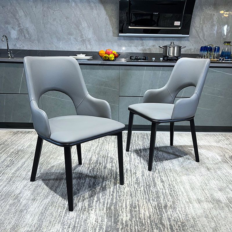 Wood Modern Arm Chair Open Back Upholstered Dining Side Chair Clearhalo 'Dining Chairs' 'Dining Tables & Seating' 'dining_chair' 'furn' 'furn_dining_chair' 'Furniture' 'furniture_dining_chair' 'Kitchen & Dining Furniture' 1200x1200_13cc0a98-88c7-444a-b50f-c2c3d9a454ab