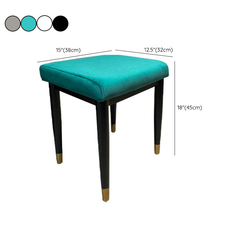 Fabric Standard Stool Modern Style Simple Household Rectangular Stool Clearhalo 'furn' 'furn_ottomans_poufs' 'Furniture' 'Living Room Furniture' 'Ottomans & Poufs' 'ottomans_poufs' 1200x1200_13ce14b6-062d-4620-8616-00419ecae45d