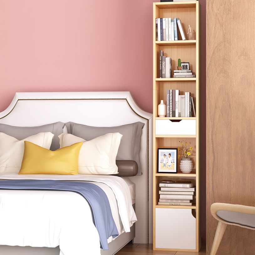 Closed Wooden Bookshelf Modern Home Living Room Corner Bookcase Clearhalo 'Bookcases' 'furn' 'furn_bookcases' 'Furniture' 'Office Furniture' 1200x1200_13d247d4-3b64-4c8a-a771-385da758db74