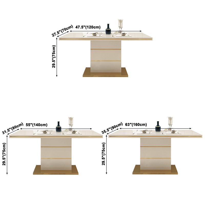 Metal Traditional Luxury Rectangle Dining Table Sintered Stone Table for Dining Room Clearhalo ' dining_table' 'Dining Tables & Seating' 'Dining Tables' 'furn' 'furn_dining_table' 'Furniture' 'furniture_dining_table' 'Kitchen & Dining Furniture' 'kitchen&dining_furn' 'kitchen' 'kitchen_dining_table' 1200x1200_13d2858b-1035-4f5d-8b34-f58808cf8a38