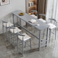 Modern Style Bistro Bar Table Rectangle Solid Wood Bar Table for Home Clearhalo 'Bar Furniture' 'Bar Tables' 'bar_tables' 'furn' 'furn_bar_tables' 'Furniture' 'Kitchen & Dining Furniture' 1200x1200_13d4e871-58e9-41f7-b9b3-52fb108ecc30