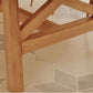 Natural Finish Pine Wood Dinette Table Traditional Luxury Rectangle Dining Table
