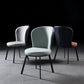 Sillas de comedor tapizadas de estilo industrial sólido sillón de comedor sin brazo