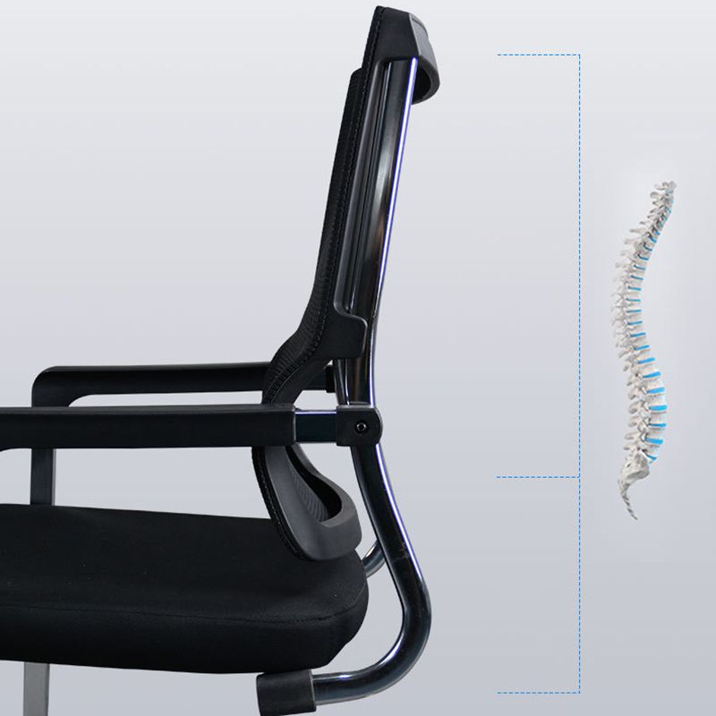 Modern Fixed Arms Office Chair Breathable AirGrid No Wheels Desk Chair Clearhalo 'furn' 'furn_office_chair' 'Furniture' 'Office Chairs' 'Office Furniture' 'office_chair' 1200x1200_13d69f4d-090b-481c-a9f7-178ca561afa2
