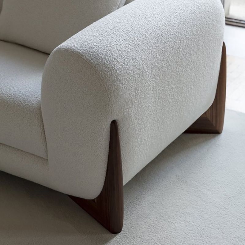 Soggiorno contemporaneo divano marrone divano rotondo a braccio seducenti