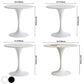 Contemporary Round Shape Sintered Stone Dining Table Kitchen Dining Table with Tulip Base Clearhalo ' dining_table' 'Dining Tables & Seating' 'Dining Tables' 'furn' 'furn_dining_table' 'Furniture' 'furniture_dining_table' 'Kitchen & Dining Furniture' 'kitchen&dining_furn' 'kitchen' 'kitchen_dining_table' 1200x1200_13d82bc0-84d2-48ed-8bbd-afc3c7f47b70