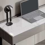 MODERNO STHEE STONE TASSTAND DESK RECTANGULER SHAPH OFFICE CONTRO con 4 gambe