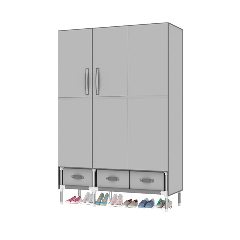 Armadio in metallo contemporaneo per mobile per finitura opaca con le gambe