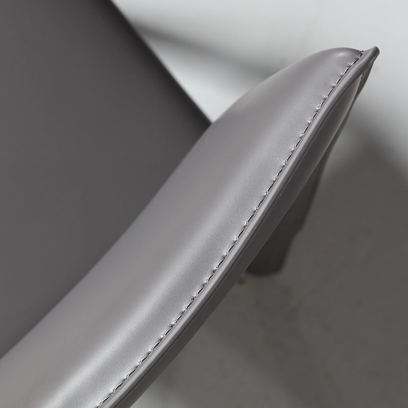 Modern Indoor Home Side Chair Faux Leather Upholstered Side Chair Clearhalo 'Dining Chairs' 'Dining Tables & Seating' 'dining_chair' 'furn' 'furn_dining_chair' 'Furniture' 'Kitchen & Dining Furniture' 1200x1200_13e715dd-8b50-41e0-8668-b3882bf24b68