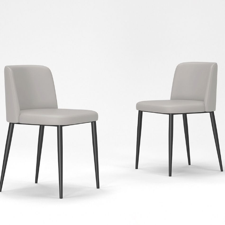 Minimalist Upholstered Armless Dining Chairs Solid Back Chairs Clearhalo 'Dining Chairs' 'Dining Tables & Seating' 'dining_chair' 'furn' 'furn_dining_chair' 'Furniture' 'furniture_dining_chair' 'Kitchen & Dining Furniture' 1200x1200_13ec6e98-cba0-4220-8f71-47373a300ffd