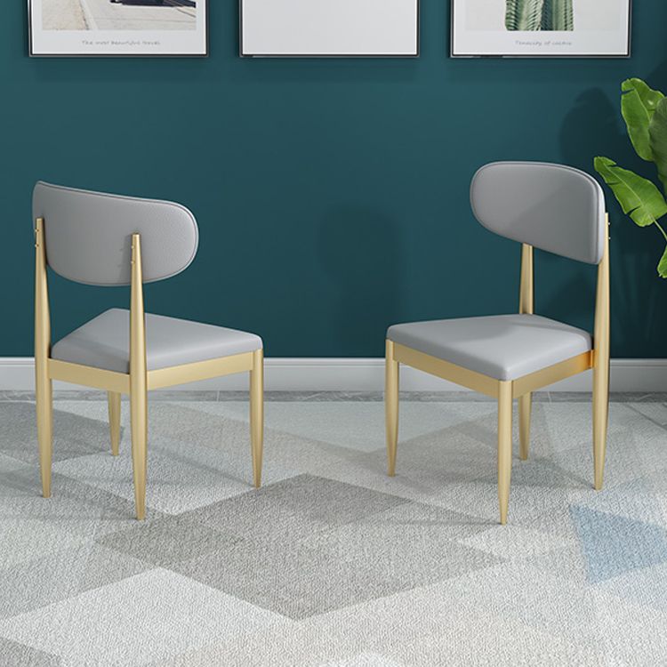 Upholstered Chair Scandinavian Style Open Back Dining Side Chair Clearhalo 'Dining Chairs' 'Dining Tables & Seating' 'dining_chair' 'furn' 'furn_dining_chair' 'Furniture' 'Kitchen & Dining Furniture' 1200x1200_13f208f9-6269-40f0-b5ce-1e1f61321110