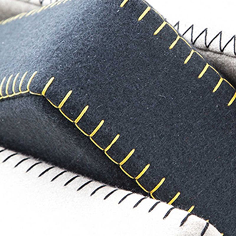 25.2 "l x 33.4" w x 27.6 "h Hedendaagse vierkante armen strakke achterstoel voor woonkamer