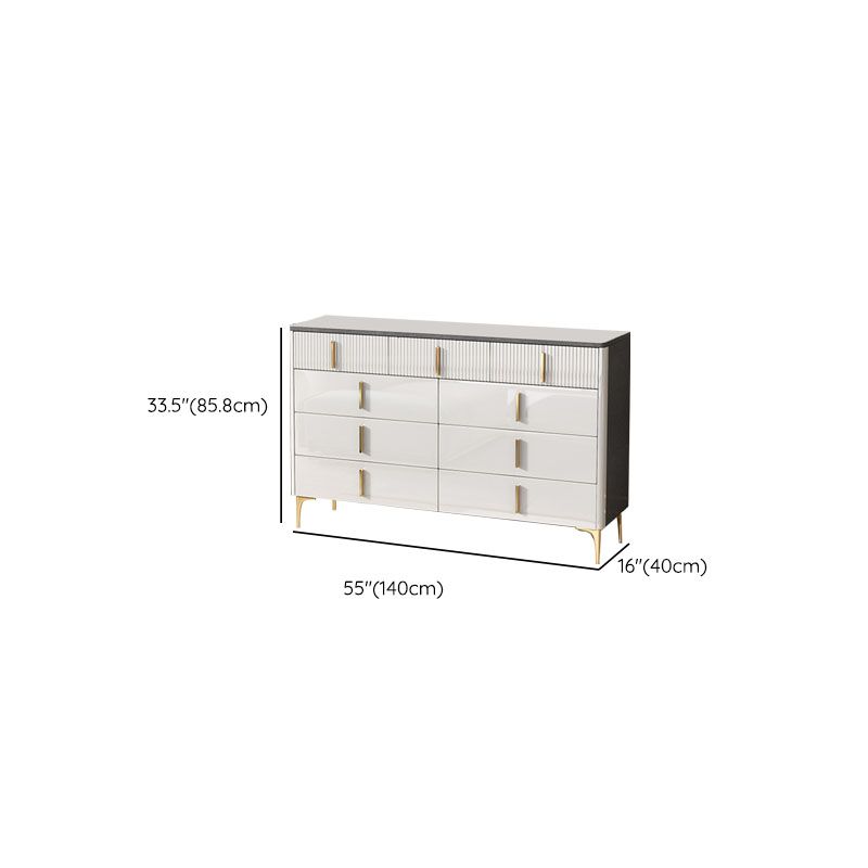 Stone Glam Storage Chest Bedroom White Chest with Metal Legs Clearhalo 'Bedroom Furniture' 'Dressers & Chests' 'dressers_chests' 'furn' 'furn_dressers_chests' 'Furniture' 1200x1200_13f41338-fada-44d0-b4ea-0d011ceedce5