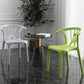 Scandinavian Plastic Side Chair Indoor-Outdoor Windsor Back Chair Clearhalo 'Dining Chairs' 'Dining Tables & Seating' 'dining_chair' 'furn' 'furn_dining_chair' 'Furniture' 'furniture_dining_chair' 'Kitchen & Dining Furniture' 1200x1200_13f60691-e986-4f4e-aabb-23ab0327df28