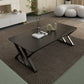 Rectangle Cocktail Table Trestle Slate Top Coffee or End Table