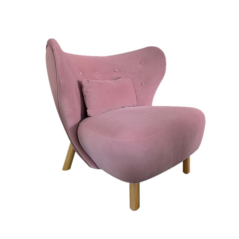 30.7 "l x28.3" w x31.4 "H sedia a telaio in legno massiccio a bracciale