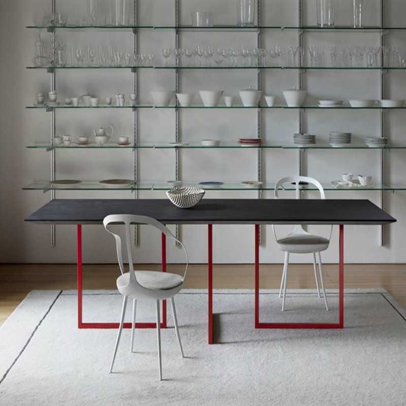 Solid Wood Top Dining Table Industrial Fixed Table for Dining Room Clearhalo ' dining_table' 'Dining Tables & Seating' 'Dining Tables' 'Furniture' 'furniture_dining_table' 'Kitchen & Dining Furniture' 'kitchen&dining_furn' 'kitchen' 'kitchen_dining_table' 1200x1200_13faad19-276c-48f5-935b-654c0db0322a