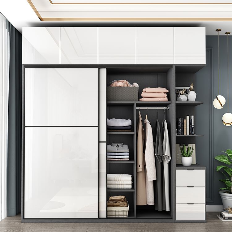 Moderne Hausgarderobe Schrank entwickelte Holzgarderobe mit Schublade