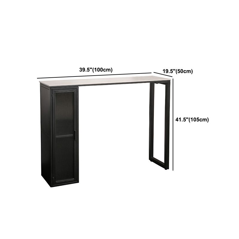 Luxus -Rechteck -Bar Tisch Set 1