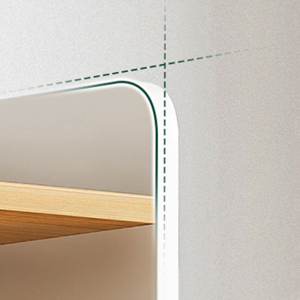 Wooden Closed Back Bookcase Modern Standard Bookshelf for Home Clearhalo 'Bookcases' 'furn' 'furn_bookcases' 'Furniture' 'Office Furniture' 1200x1200_1401e3c9-a228-4917-b8a9-b56666208a2a