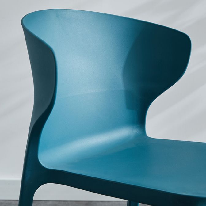 Scandinavian Plastic Side Chair Wingback Dining Kitchen Room Chair Clearhalo 'Dining Chairs' 'Dining Tables & Seating' 'dining_chair' 'furn' 'furn_dining_chair' 'Furniture' 'furniture_dining_chair' 'Kitchen & Dining Furniture' 1200x1200_140210da-3bca-418b-b6f4-1a45ac6071a7