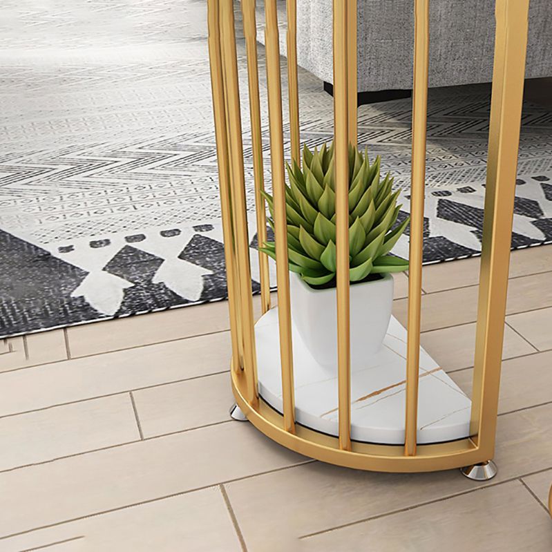 Contemporary Stone Storage Bistro Dining Table Double pedestal Indoor Patio Bar Table Clearhalo 'Bar Furniture' 'Bar Tables' 'bar_tables' 'furn' 'furn_bar_tables' 'Furniture' 'furniture_bar_tables' 'Kitchen & Dining Furniture' 1200x1200_1402878c-db2e-4c7f-bd19-9e121420a4b5