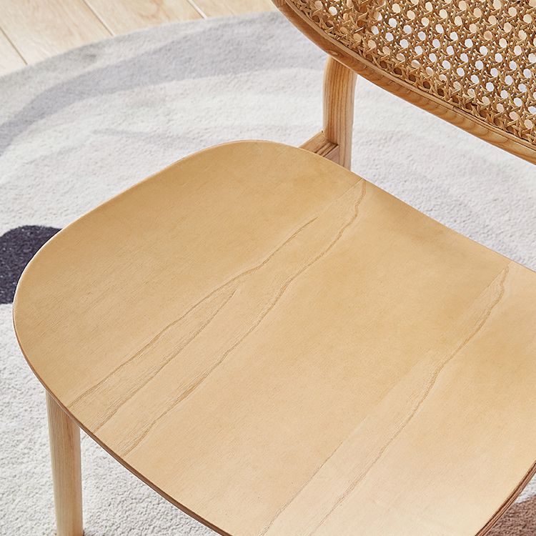 Contemporary Dining and Accent Chairs Solid Wood Open Back Armless Chair Clearhalo ' kitchen&dining_furn' 'Dining Chairs' 'Dining Tables & Seating' 'dining_chair' 'furn' 'furn_dining_chair' 'Furniture' 'furniture_dining_chair' 'Kitchen & Dining Furniture' 'kitchen' 1200x1200_1403c69a-c595-4985-91e4-d15b110360db