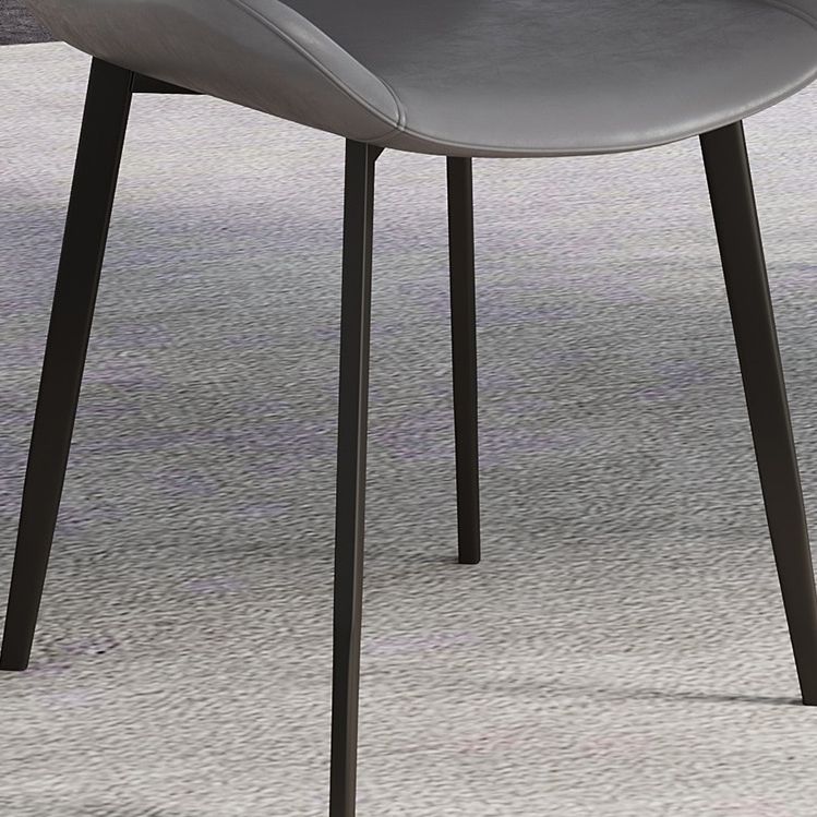 Contemporary Kitchen Chairs Armless Side Chair with Metal Legs Clearhalo ' kitchen&dining_furn' 'Dining Chairs' 'Dining Tables & Seating' 'dining_chair' 'furn' 'furn_dining_chair' 'Furniture' 'furniture_dining_chair' 'Kitchen & Dining Furniture' 'kitchen' 1200x1200_14092a3d-184b-4914-9f83-01724699f29e