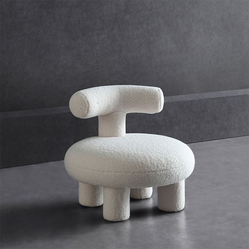 Armless Wool Chair Parsons Chair Fixed Back Chair for Living Room Clearhalo 'Accent Chairs' 'accent_chairs' 'Chairs & Seating' 'furn' 'furn_accent_chairs' 'Furniture' 'furniture_accent_chairs' 'Living Room Furniture' 1200x1200_14093928-34e8-4633-9f91-93b619955b35