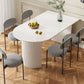 Irregular Sintered Stone Dining Table Modern Island Table with Double Pedestal Clearhalo ' dining_table' 'Dining Tables & Seating' 'Dining Tables' 'furn' 'furn_dining_table' 'Furniture' 'furniture_dining_table' 'Kitchen & Dining Furniture' 'kitchen&dining_furn' 'kitchen' 'kitchen_dining_table' 1200x1200_140b8dc2-64df-4c1c-ba29-9d26cac13991