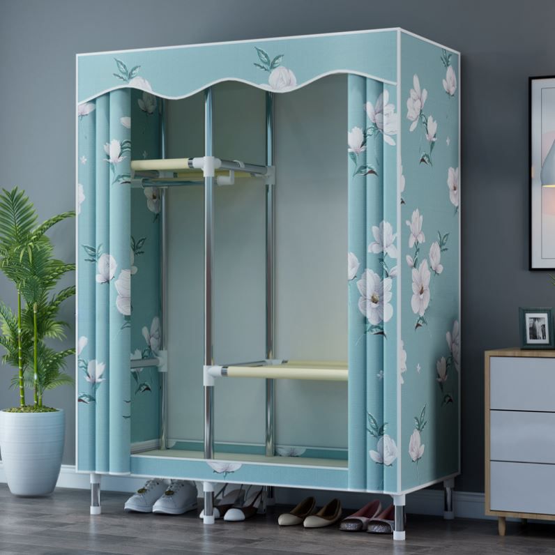 Modern Style Bedroom Wardrobe Armoire Metal Wardrobe Closet with Legs Clearhalo 'Armoires & Wardrobes' 'armoires_wardrobes' 'Bedroom Furniture' 'furn' 'furn_armoires_wardrobes' 'Furniture' 1200x1200_140c8027-9866-451a-9ca2-b57df006b69e