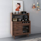 Modern Style Buffet Server 51-inch Height Pine Frame Kitchen Server Clearhalo 'buffet_sideboard' 'Buffets & Sideboards' 'furn' 'furn_buffet_sideboard' 'Furniture' 'Kitchen & Dining Furniture' 1200x1200_141373ea-653a-41ec-826e-fa738faae1f6