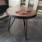 Round Solid Wood Coffee Table 3 Legs Coffee Cocktail Table, 17.71" High Clearhalo 'Coffee & Accent Tables' 'Coffee Tables' 'coffee_tables' 'furn' 'furn_coffee_tables' 'Furniture' 'Living Room Furniture' 1200x1200_141500a2-d7a0-4e43-a827-769f20e97a8f