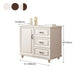 Modern Style Combo Dresser Bedroom Wooden Storage Chest Dresser with Drawers and Doors Clearhalo 'Bedroom Furniture' 'Dressers & Chests' 'dressers_chests' 'furn' 'furn_dressers_chests' 'Furniture' 1200x1200_141651ed-3312-4318-8e8a-4b9d18910ecc
