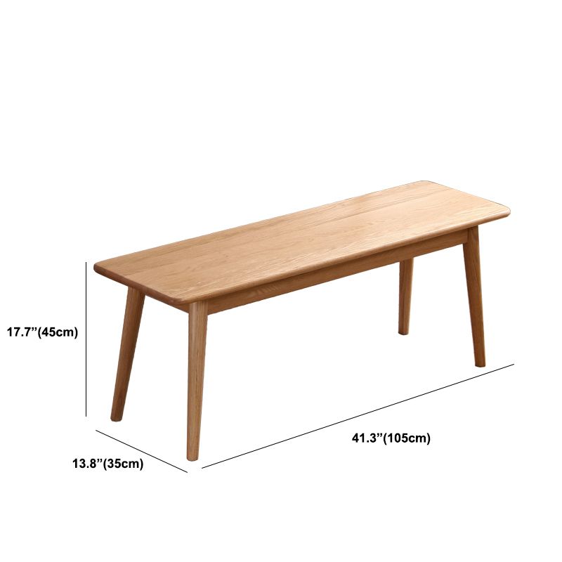 Modern Restaurant Seating Bench Solid Wood Rectangle Seating Bench Clearhalo 'Benches' 'Chairs & Seating' 'furn' 'furn_benches' 'Furniture' 'Living Room Furniture' 1200x1200_1416f479-cb1f-40c7-8787-cf4bc4346774
