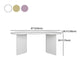 Free Form Solid Wood Dining Table Double Pedestal Furniture in Matte Finish Clearhalo 'Dining Tables & Seating' 'Dining Tables' 'dining_table' 'furn' 'furn_dining_table' 'Furniture' 'furniture_dining_table' 'Kitchen & Dining Furniture' 'kitchen' 'kitchen_dining_table' 1200x1200_14172fa6-cce2-4235-92b0-1dcddb7e4035