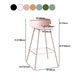 Nordic Style Metal Bar-stool Plastic Counter Bar Stool for Indoor Use Clearhalo 'Bar Furniture' 'Bar Stools' 'bar_stools' 'furn' 'furn_bar_stools' 'Furniture' 'Kitchen & Dining Furniture' 1200x1200_141ab44e-e455-440f-abfd-0198c38a3fdd