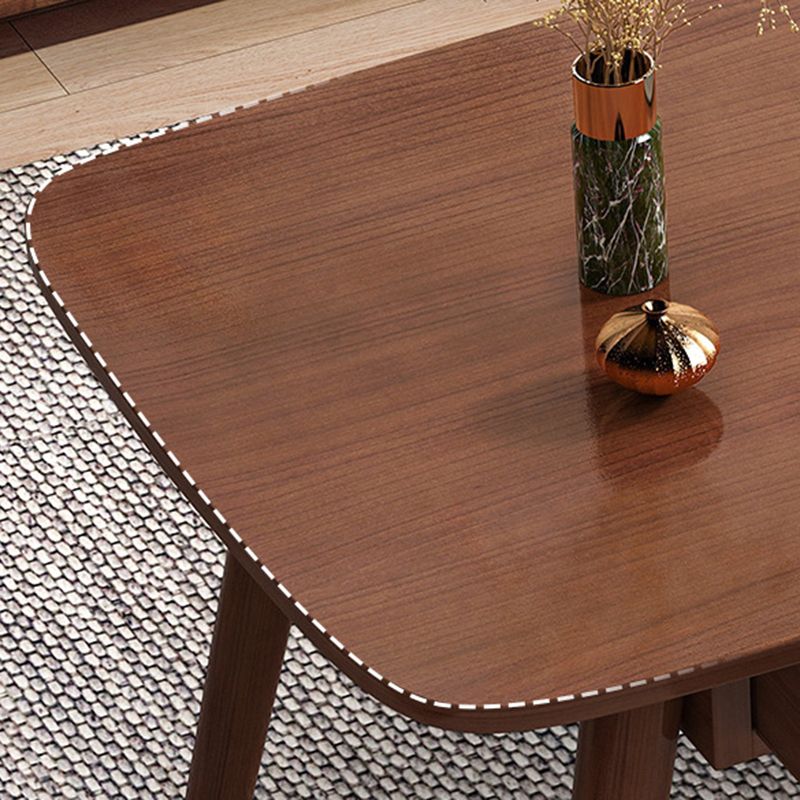 Modern 4 Legs Cocktail Table Rectangular Coffee Table with Drawers Clearhalo 'Coffee & Accent Tables' 'Coffee Tables' 'coffee_tables' 'furn' 'furn_coffee_tables' 'Furniture' 'furniture_coffee_tables' 'Living Room Furniture' 1200x1200_141ac173-60fc-4bbf-aab4-ea9bfcbc31fb