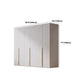 Bedroom Storage Cabinet with Hinged Door Manufactured Wood Modern Cabinet