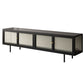 Metal Enclosed TV Storage Industrial Home TV Cabinet with Glass Doors Clearhalo 'furn' 'furn_tv_stands_entertainment_centers' 'Furniture' 'Living Room Furniture' 'TV Stands & Entertainment Centers' 'TV Stands & Media Storage Furniture' 'tv_stands_entertainment_centers' 1200x1200_141b2a2a-f677-4f52-b1d9-dc8b24fbf914