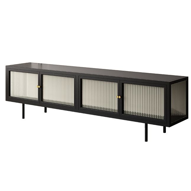 Metal Enclosed TV Storage Industrial Home TV Cabinet with Glass Doors Clearhalo 'furn' 'furn_tv_stands_entertainment_centers' 'Furniture' 'Living Room Furniture' 'TV Stands & Entertainment Centers' 'TV Stands & Media Storage Furniture' 'tv_stands_entertainment_centers' 1200x1200_141b2a2a-f677-4f52-b1d9-dc8b24fbf914