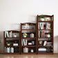 Modern Open Back Standard Bookshelf Wooden Bookcase with Shelves for Study Room Clearhalo 'Bookcases' 'furn' 'furn_bookcases' 'Furniture' 'Office Furniture' 1200x1200_141caead-d736-4f26-b9bd-36fccb46c4dd