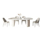 Contemporary Rectangle Table Set 1/4/5/6/7 Pieces Dining Set for Home Use Clearhalo 'Dining Room Sets' 'Dining Tables & Seating' 'dining_room_set' 'furn' 'furn_dining_room_set' 'Furniture' 'Kitchen & Dining Furniture' 1200x1200_141d6f12-b4ce-487d-8f3a-7afee43b89b9
