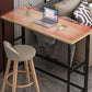 Modern Folding Bistro Bar Table Rectangle Metal Base Bar Table Clearhalo 'Bar Furniture' 'Bar Tables' 'bar_tables' 'furn' 'furn_bar_tables' 'Furniture' 'Kitchen & Dining Furniture' 1200x1200_141dbdf1-e259-47cb-9053-6630b0326d90